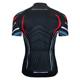 Summer New Short-sleeved Riding Suit Black and Red Top Zipper with Rear Bag Sports Sweat-absorbent Thin Factory Cross-border Postage
