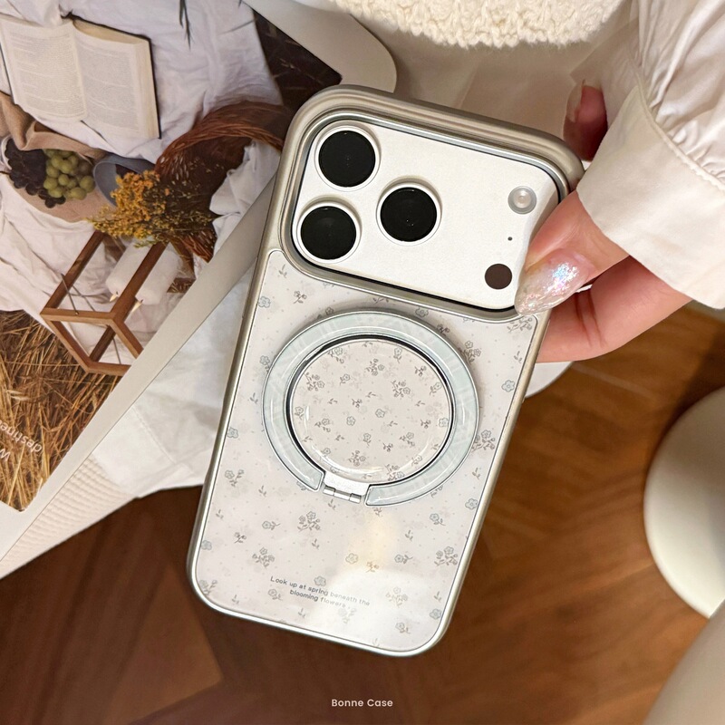 Fresh and Gentle Blue Floral Design Suitable for Apple 17 Pro Max Phone Case iPhone 16 Magnetic Stand 13 Hard 15 Fresh and Gentle Blue Floral Design Suitable for Apple 17 Pro Max Phone Case iPhone 16 Magnetic Stand 13 Hard 15