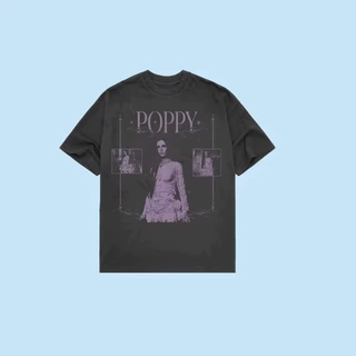 Poppy tour Wide Awake Tee 跨境欧美明星T恤来图一件画图