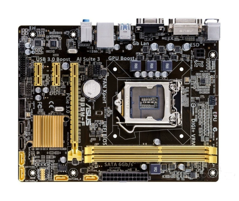 Подходит для материнской платы B85M-F для настольного ПК, поддержка LGA1150, контакты DDR3, на складе