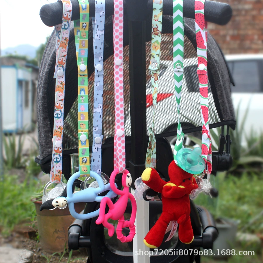 Детская коляска игрушка соска анти-опрокидываемая цепь фиксированная тележка анти-потерянный ремень ремешок можно чистить