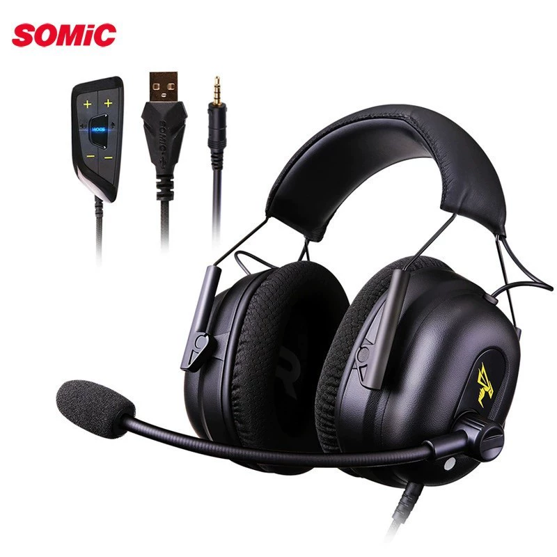 Somic, игровые наушники для ноутбука, модель G936