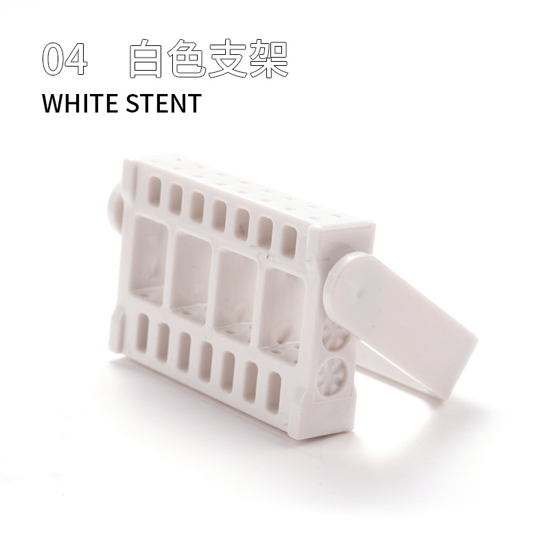 Herramientas de uñas transfronterizas soporte de exhibición de la cabeza de molienda multi-color 16-Hoyo cabeza de molienda rack caja de almacenamiento cabeza de molienda Jack soporte de mesa