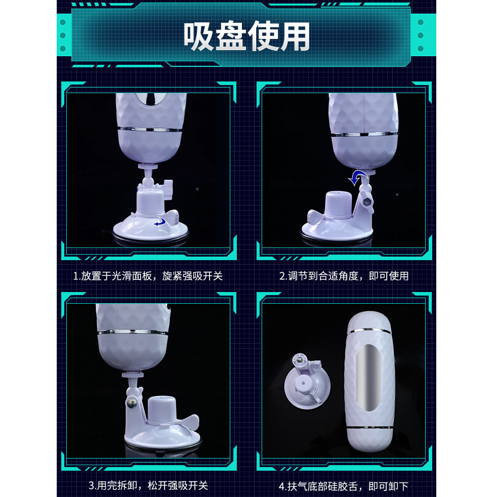 Mystery Taza de avión manual manos libres de dos cabezas Equipo para hombres Juguetes para adultos Estimulación Yin Boca Doble clip encogido 25/caja