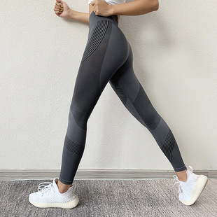 AliExpress Amazon Thin Women's High Waist Abdominal Sports Ankle-length Pants Tight-fit stretch pants Quick-drying Running Fitness Pants