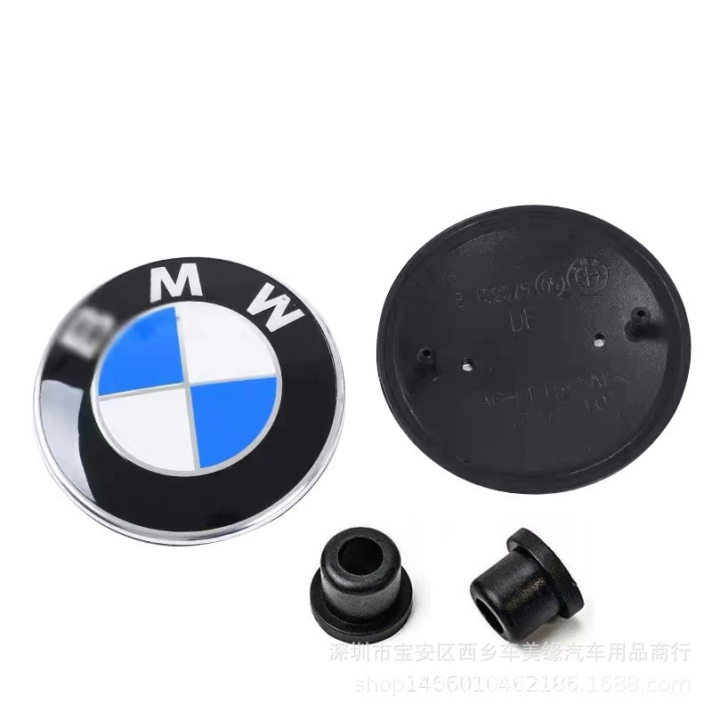Применимо к логотипу BMW 82 мм сине-бело-черное дно капота логотипа 74 мм задний багажник логотип