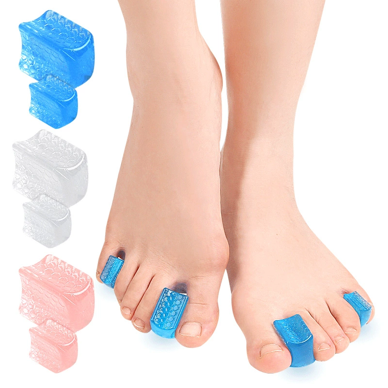 Новый блок от Amazon Hallux Valgus Dance Упражнение помогает зажимать разделение пальцев ног Перекрывающийся сплиттер для пальцев ног