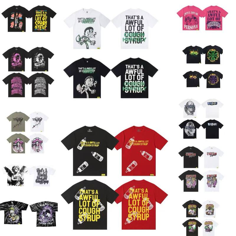 Long-Term Supply of High-Quality American Fashion Brand That's a Awful Lot of Cough Syrup Unisex Short-Sleeved Shirts Long-Term Supply of High-Quality American Fashion Brand That's a Awful Lot of Cough Syrup Unisex Short-Sleeved Shirts