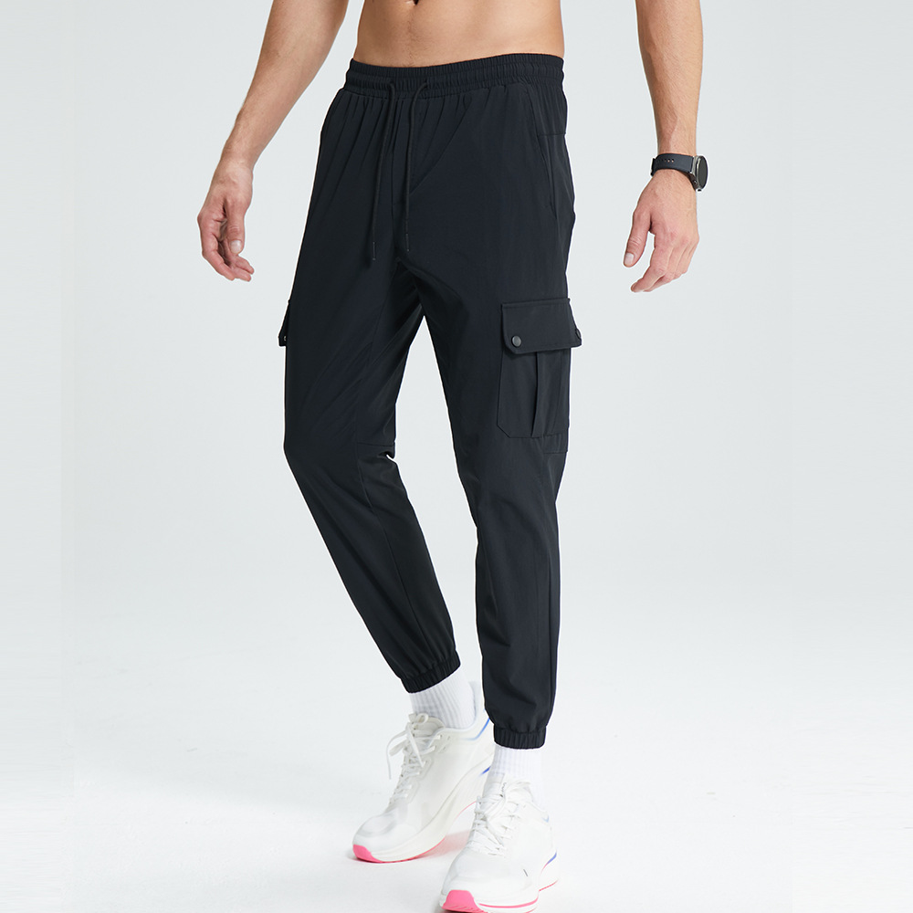 Lulu pantalones deportivos de secado rápido de escalada a prueba de agua al aire libre para hombres y mujeres, monos sueltos, pantalones casuales de fitness para correr