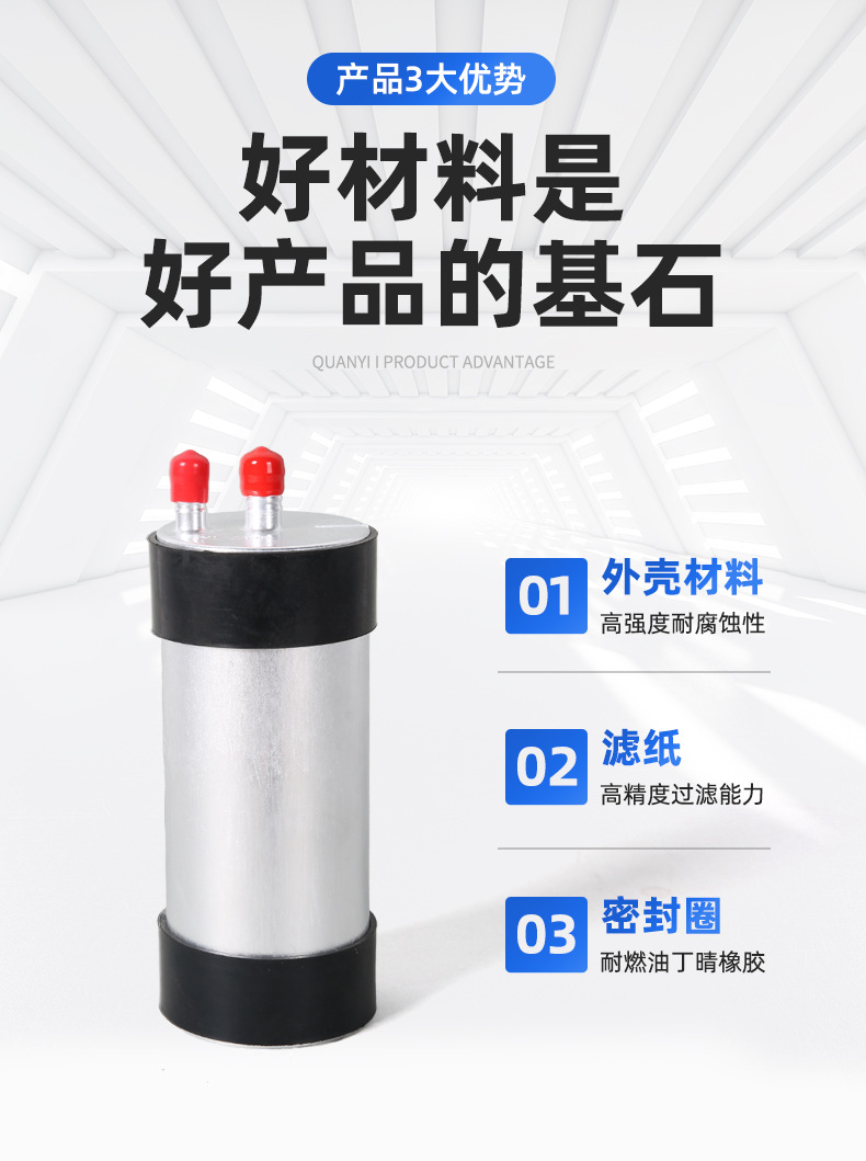 WK7012 4N0127401A gasoline fuel filter suitable for Porsche and Audi shock absorber rubber sleeve