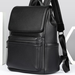 歌尚利本革バックパックメンズビジネスリュック高級牛革トラベルバッグメンズパソコンバッグスクールバッグトレンド