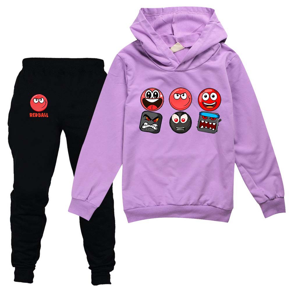 Red Ball 4 Kids Wear Children Clothes Baby Spring Autumn Two Piece Set for Boys and Girls_voghion.com