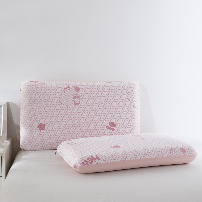 2025 새로운 쿨 아이스 콩 카피바라 빵 베개 홈 침구 작고 신선하고 귀여운 싱글 베개 커버