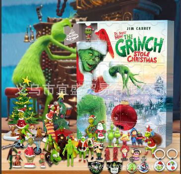 24 cuadrícula caja ciega diseño decoración muñeca caja ciega diseño