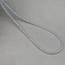 淡水珍珠4-5mmbaby项链近圆基本无暇半成品串链批发小米珍珠