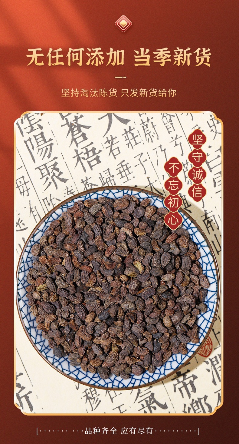 Glossy Privet Fruit Nuzhenzi Dried Chinese Herb 120g Jar Traditional TCM Herbal Tea and Decoction Ingredient preparation