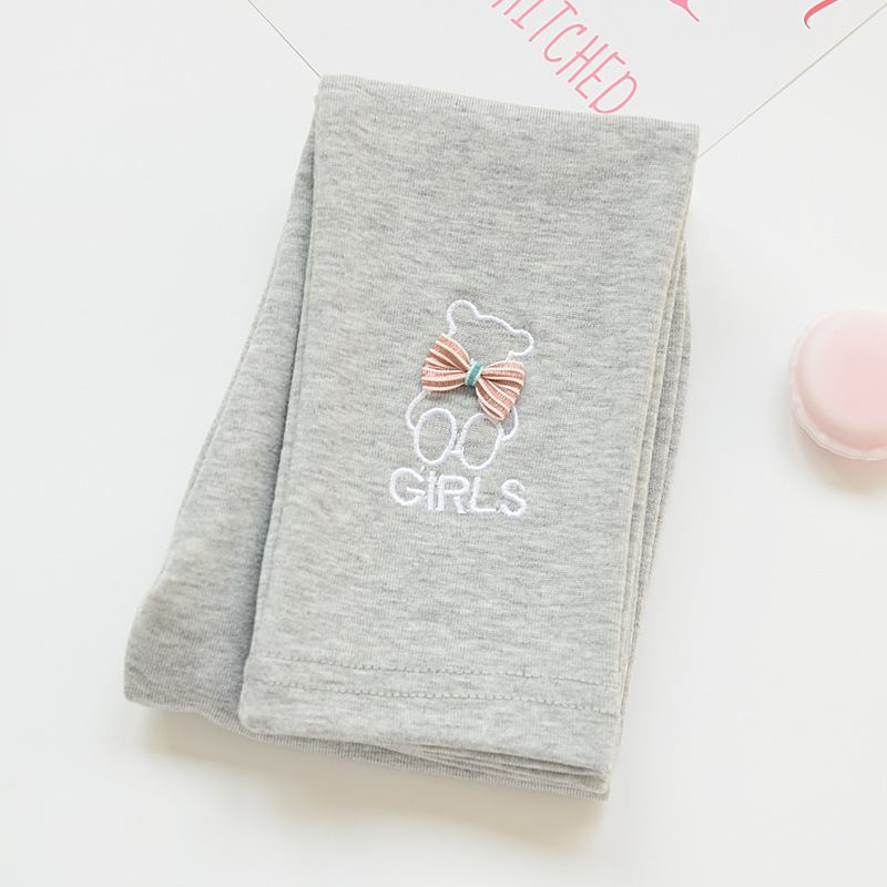 Polainas de las niñas de primavera y otoño delgada 2022 nuevos niños ropa exterior slim fit todo partido bebé niñas arco Pantalones