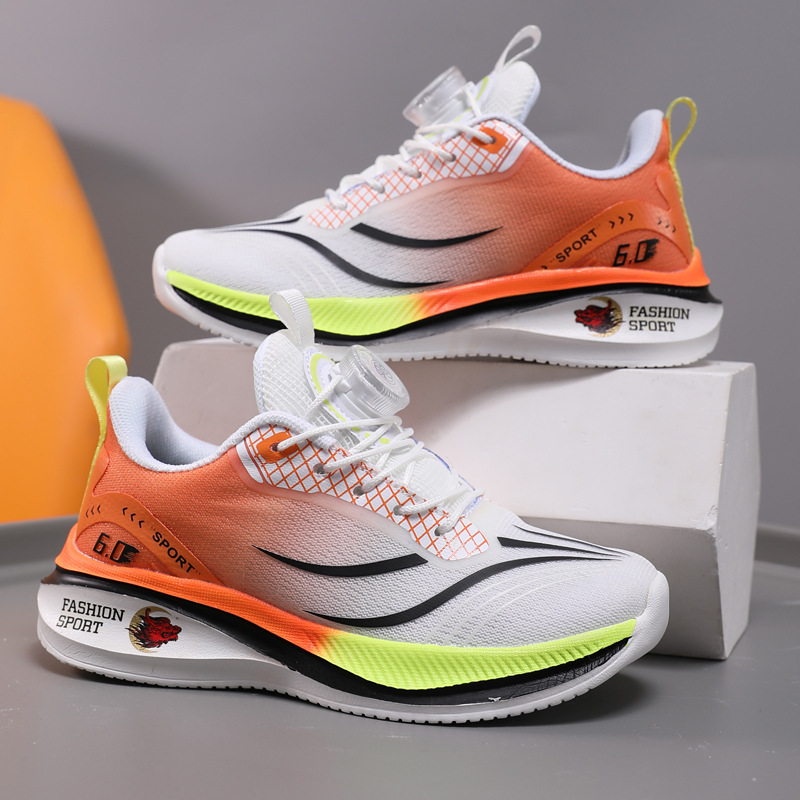Red Rabbit 6Pro nueva red respirable botón zapatillas deportivas para niños zapatillas de corrida para estudiantes ligeras amortiguadoras