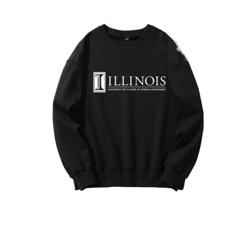 Guangzhou Yiide Clothing Factory University of Illinois at Urbana-Champanne Commemorative Crewneck Sweatshirt for Men Guangzhou Yiide Clothing Factory University of Illinois at Urbana-Champanne Commemorative Crewneck Sweatshirt for Men