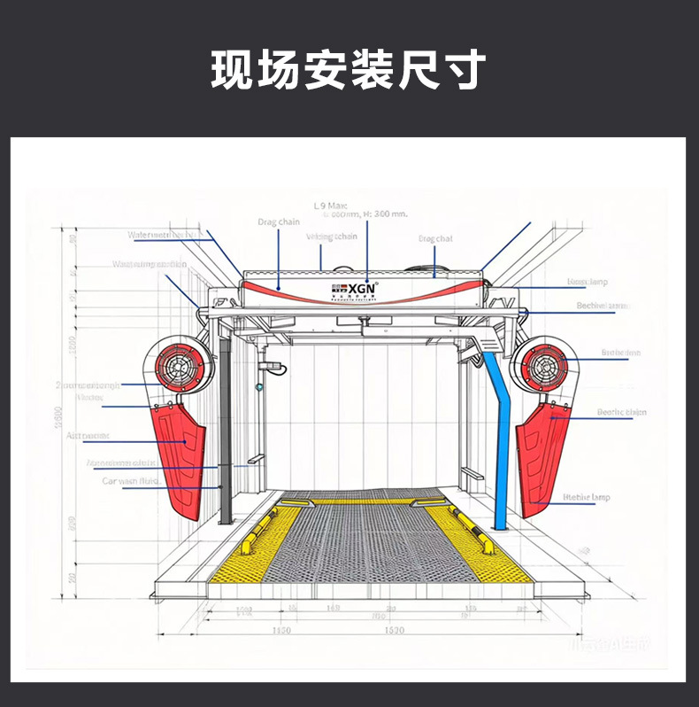 Factory Direct Sales of Fully Automatic Car Wash Machines with High-Pressure Washing, 24-Hour Unattended Operation for Commercial Car Wash Shops/Gas Stations