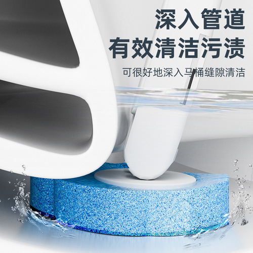 Integrated bathroom cleaning set toilet one-time use toilet brush cleaning head wall-mounted toilet brush