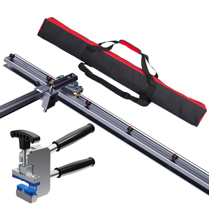 瓦工2024岩板T瓷砖划刀新款地板砖轨道推刀手动型玻璃大板切割机