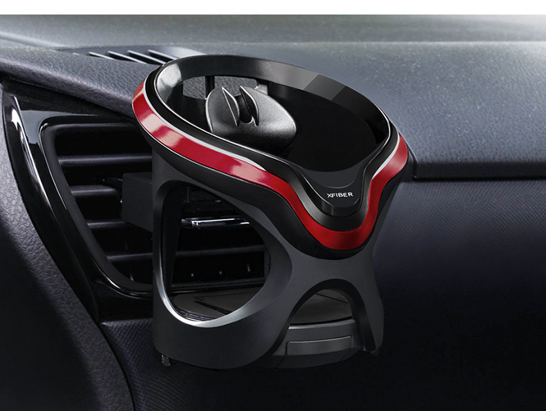 YAC car water cup holder multifunctional car air conditioning air outlet cup holder car suspension ashtray rack fixed