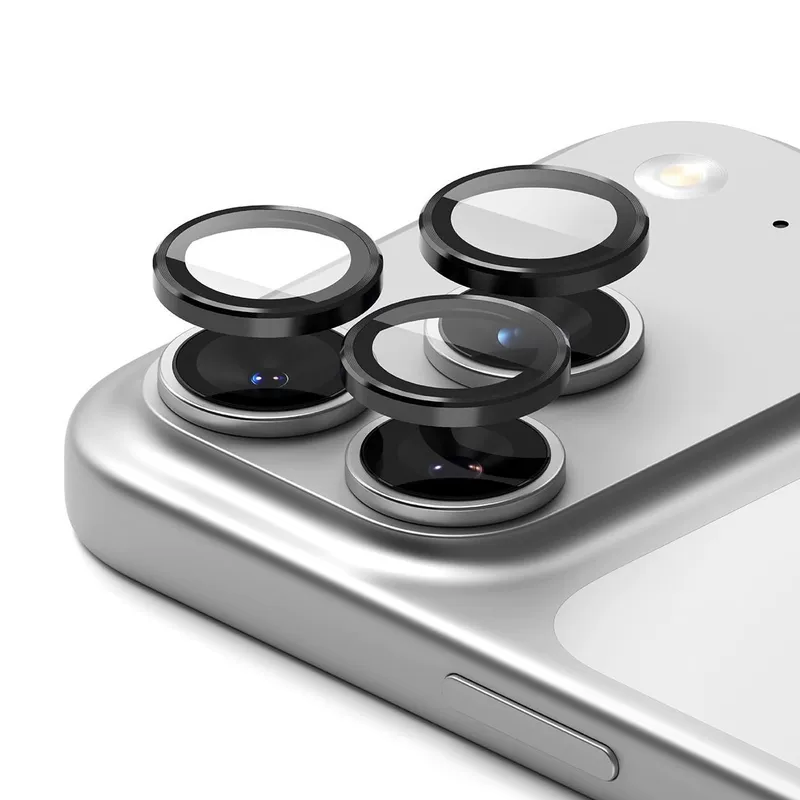 (Горизонтальная торговля) совместимый iPhone 17, стеклянный защитный экран, 17 Pro Max, алюминиевый сплав, 1 штука