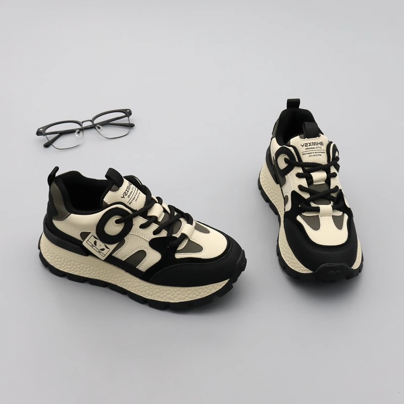 Scarpe casual donna punta tonda stringate autunno inverno comode_voghion.com