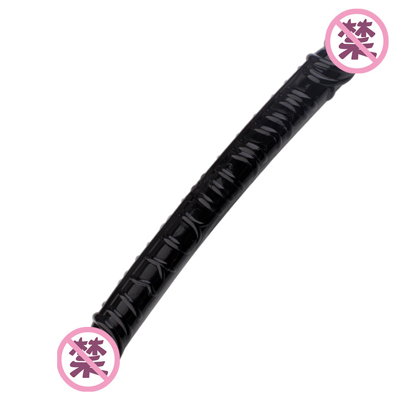 Double-Headed Dragon Dual-Ended Dildo, Flexible TPE, Colorful Finish — detail image 6