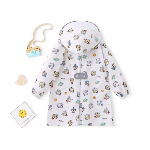 High-quality children's raincoat with schoolbag, male, female, infant and toddler one-piece long waterproof, windproof and snowproof poncho