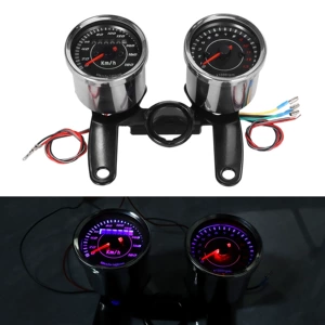 Motosiklet Retro Kruizer Taxometr, Spidometr, Odometr Mexaniki Dəsti