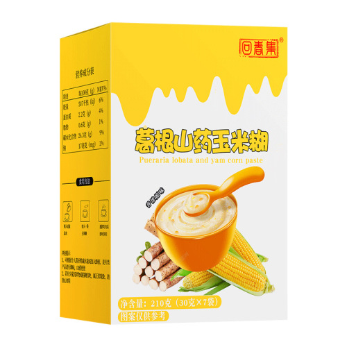 Huichunji Pueraria lobata, yam and corn paste 210g independent packet nutritional meal replacement support OEM OEM