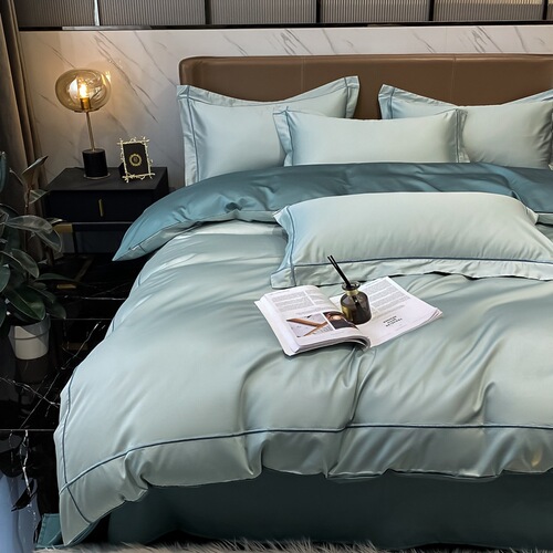 Xinjiang 160-count Long Staple Cotton Quilt Set Full Cotton 100% Pure Cotton Pillowcase Silk Smooth Bare Sleep Damask Bed Sheet Bedding Set