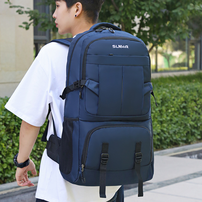 Capacious backpack for traveling