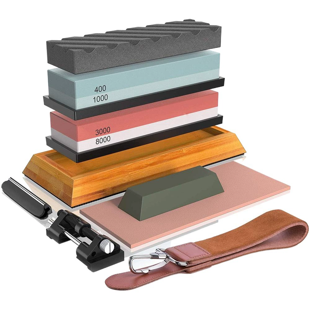 Guoyu белый корундовый точильный камень масличный камень двусторонний точильный камень костюм Бытовая кухонная точилка Открытый камень трансграничный