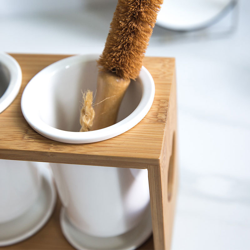 De estilo japonés de cerámica de bambú palillos titular de cocina del hogar palillos cuchara estante de almacenamiento palillos domésticos jaula restaurante comercial