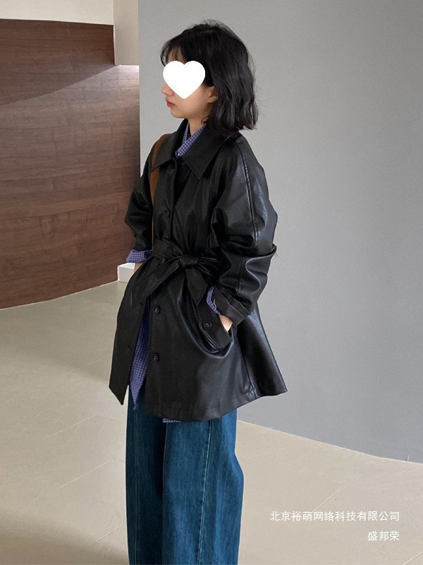 厂家直销黑色皮衣外套女2025新款超火酷飒风好看皮夹克小个子感中|undefined