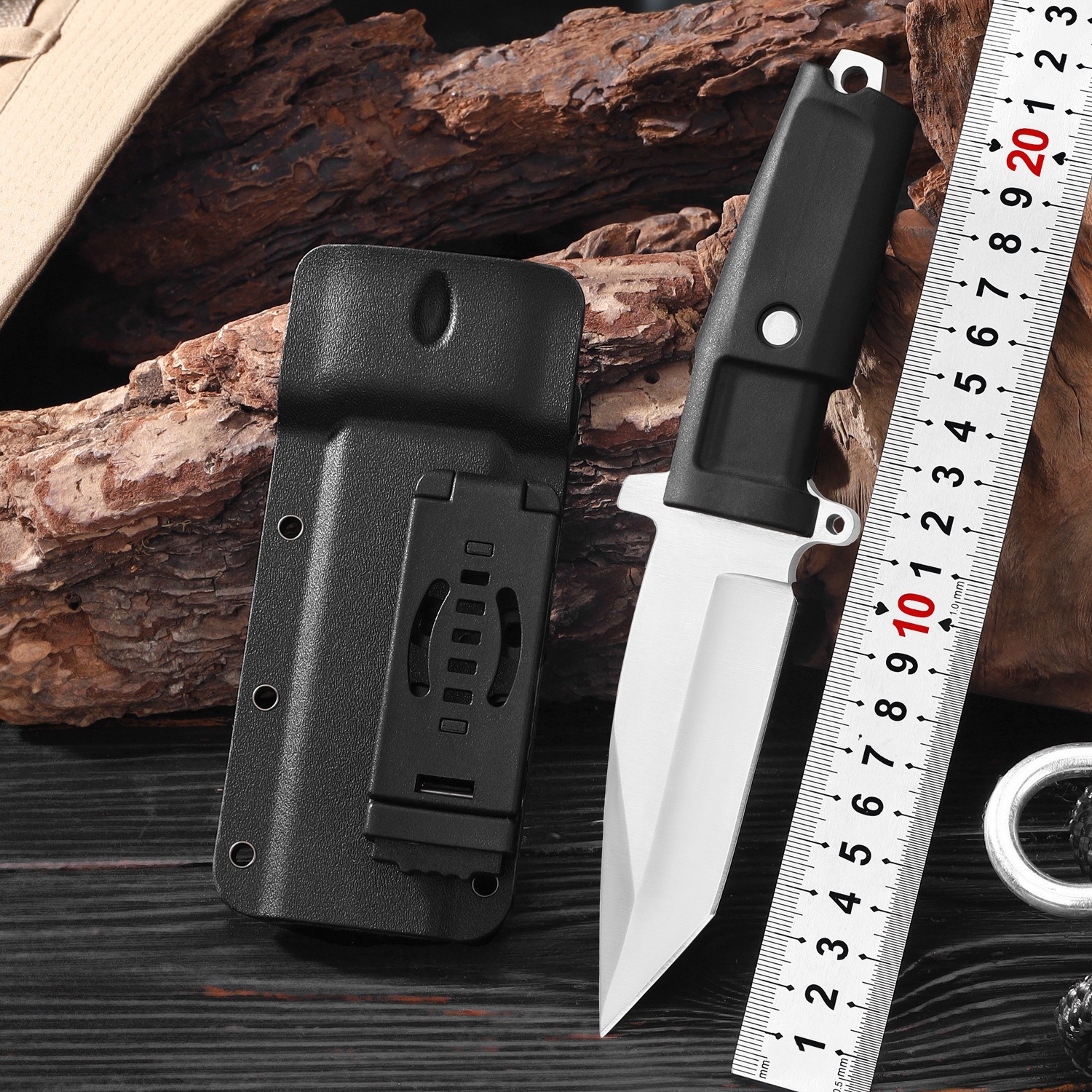 防身刀户外小刀生存刀具野外防身刀具水果便携短刀锋利随身战术刀