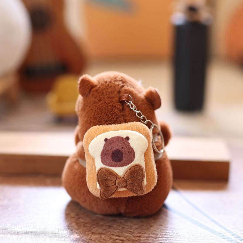 ネットの赤いかわいい萌えカピバラのペンダントのぬいぐるみのぬいぐるみのカピバラのバッグのペンダントのキーホルダーの人形|undefined