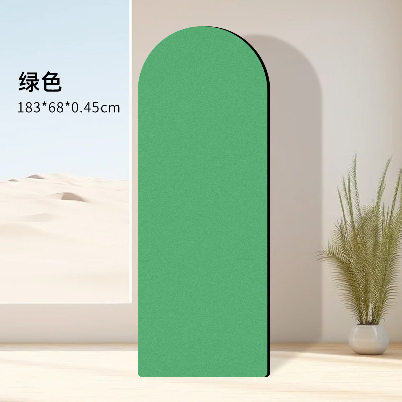 つや消し半円ヨガマット pu + ゴムヨガマット滑り止めグリップヨガマットアーチ型天然ゴムヨガマット|undefined