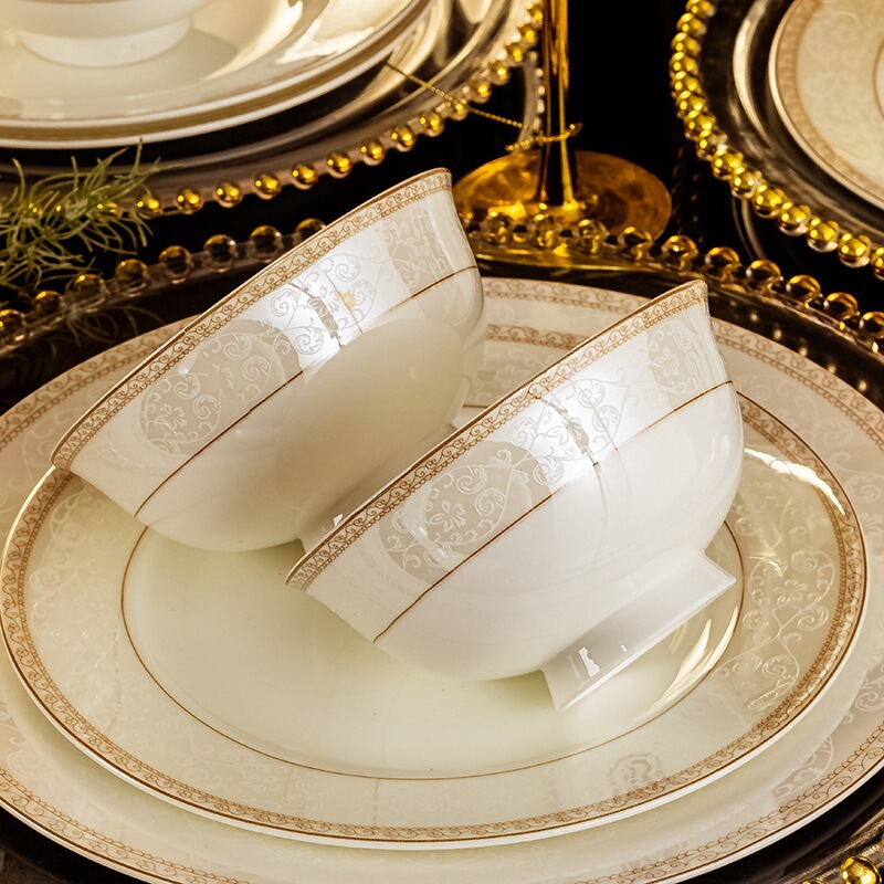 Plates, Bowls, Kitchenware, Jingdezhen Ceramic Tableware, Bowls, Plates and Dishes Sets, Household Rice Bowls, Soup Noodle Bowls, Free Wholesale Plates, Bowls, Kitchenware, Jingdezhen Ceramic Tableware, Bowls, Plates and Dishes Sets, Household Rice Bowls, Soup Noodle Bowls, Free Wholesale