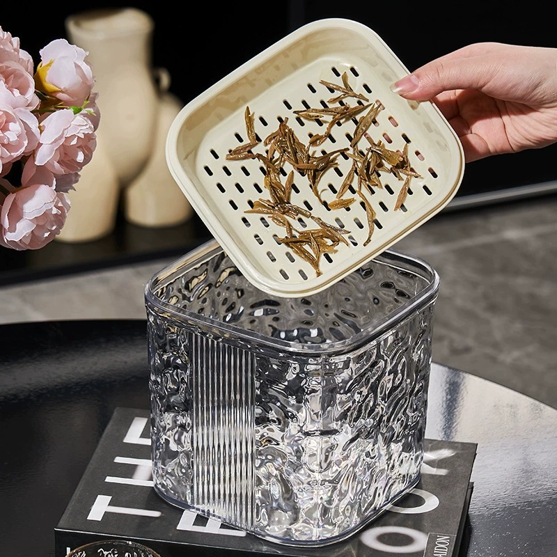 Small bucket, tea, cigarette holder, drying rack for office, light luxury style