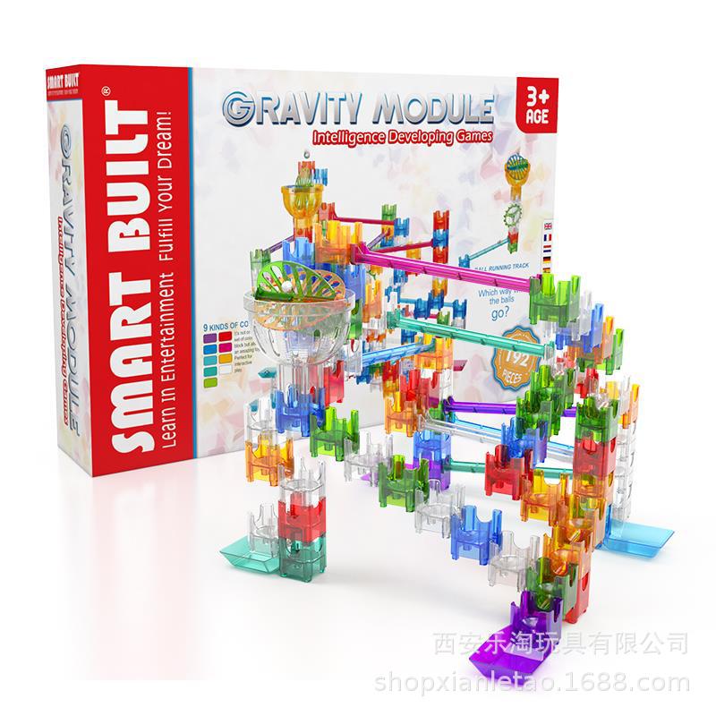 smartbuilt Gravity Magic Block 3D Track Ball Maze Smart Building Blocks Assembly Building Toy