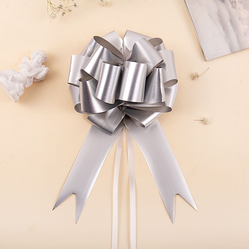 Transfronterizo Navidad vacaciones decoración regalo embalaje medio 3*120cm mate aluminizado película dibujado a mano flor nueve esférica