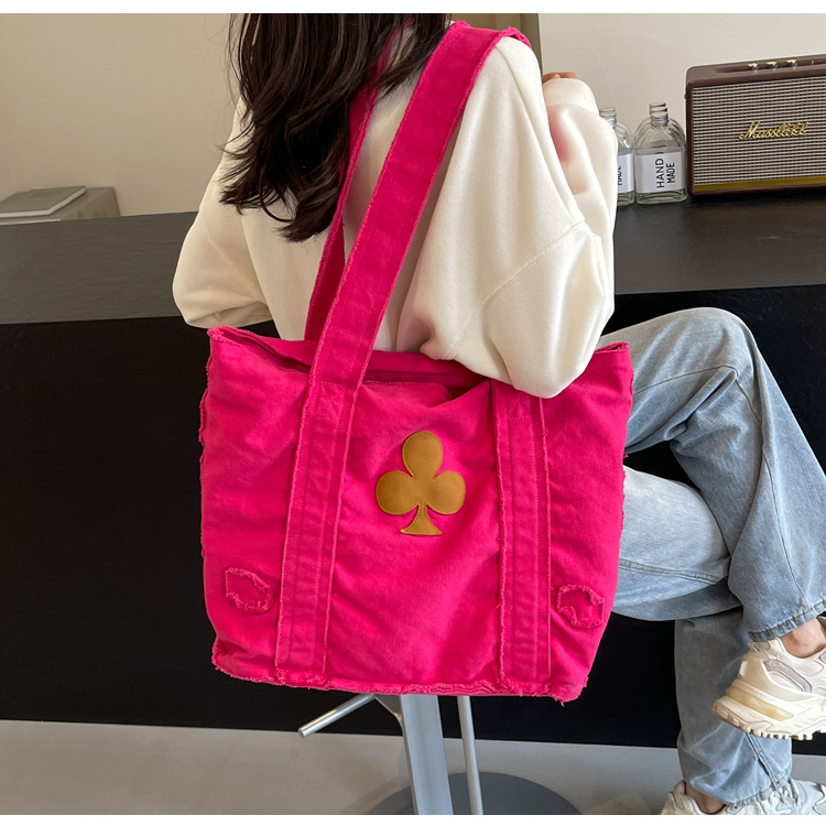 577g Weight Polyester Lining Material Sewing Thread Fashion Element Open Closure Type Double Handle Strap Type Tote Bag Bags Type Daily, Street, Shopping Occasion Canvas Material Solid Color Pattern All Seasons Season Women's Gender Streetwear Style Square Shape Large Size Women's Large Canvas Solid Color Streetwear Sewing Thread Square Open Tote Bag 13