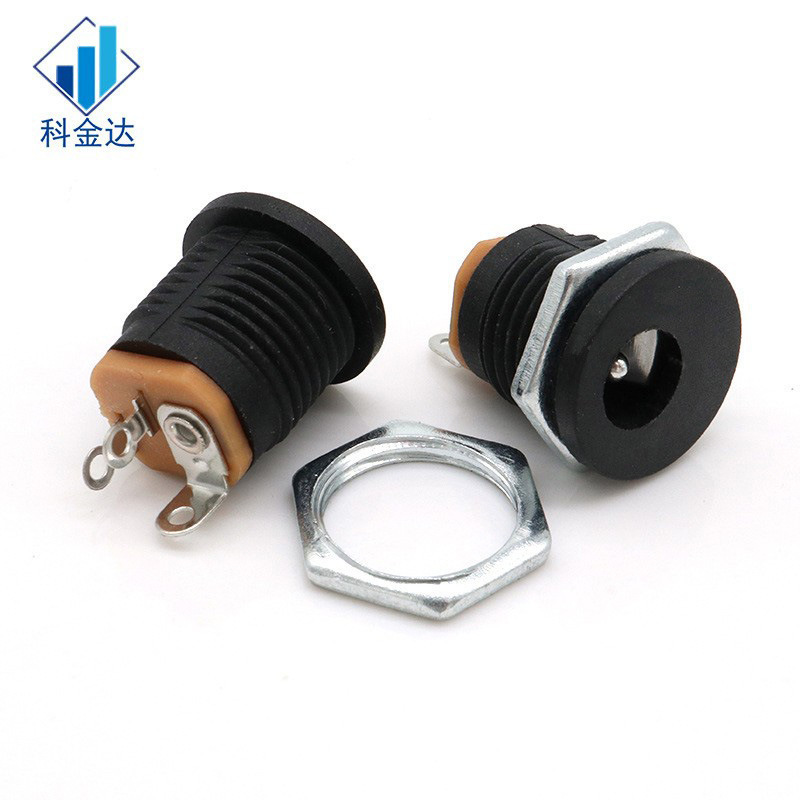 5521 base DC socket round with nut dc power socket DC-022 DC socket DC022