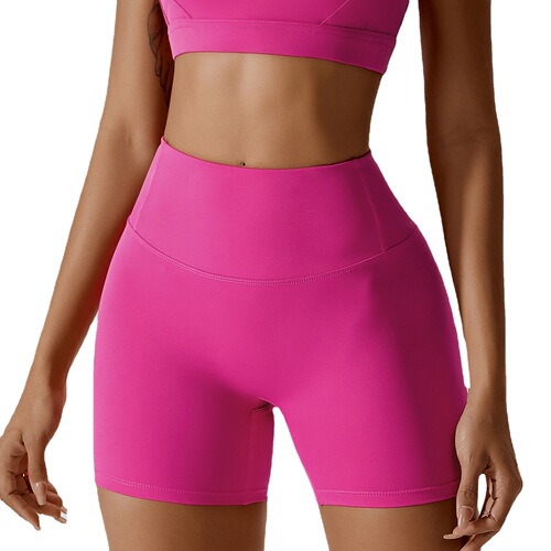 Tight cloud-sense yoga pants for women, high-waisted butt-lifting sports shorts for women, running fitness shorts for outer wear 8047
