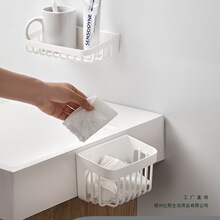 废弃洗脸巾收纳盒壁挂废旧擦脸巾二次收纳架子用过的洁面巾回收盒