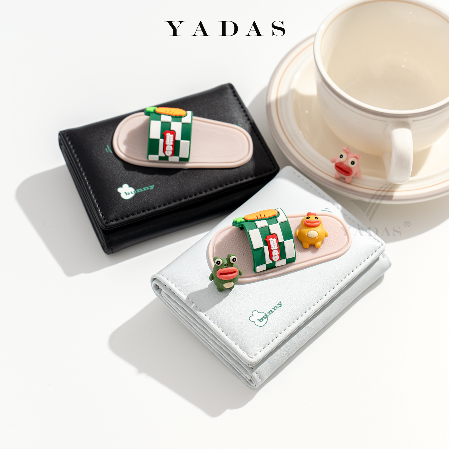 YADAS nueva billetera simple para mujeres corta delgada y pequeña billetera plegable de estudiantes nueva linda bolsa de nicho